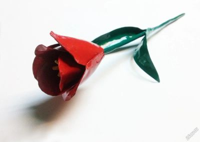 Лот: 5700264. Фото: 1. Кованый тюльпан, Отличный подарок... Искусственные и сувенирные цветы