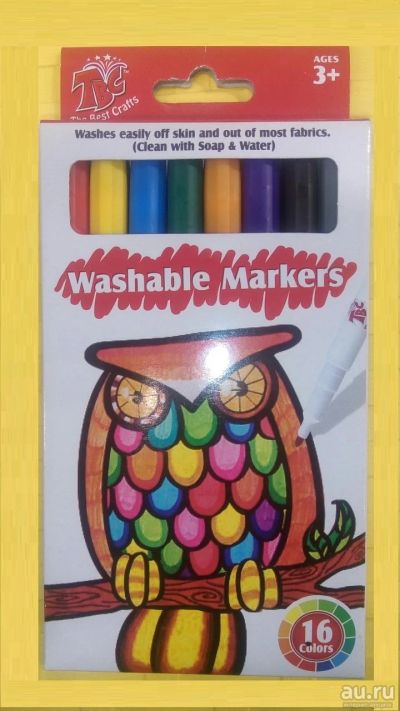 Лот: 15567094. Фото: 1. Фломастеры Washable Markers смываемые... Для рисования