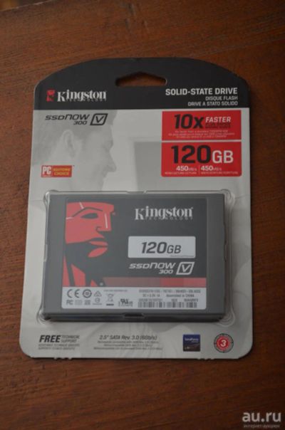 Лот: 8633383. Фото: 1. Новый SSD 120Gb Kingston, твердотельный... SSD-накопители