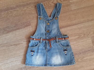 Лот: 3929859. Фото: 1. Джинсовый сарафан Zara состояние... Платья, сарафаны