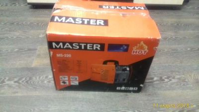 Лот: 11194964. Фото: 1. Сварочный аппарат master ms-220. Сварочные аппараты