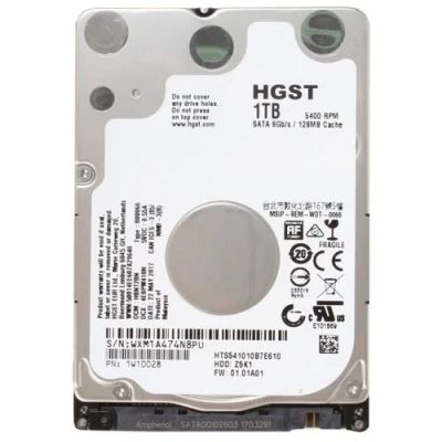 Лот: 13935870. Фото: 1. Жесткий диск 1Tb HGST Travelstar... Жёсткие диски (HDD)