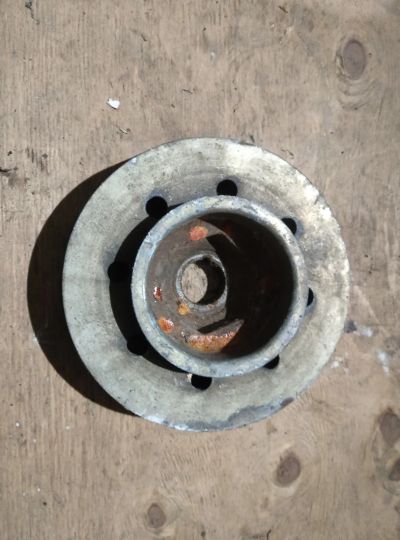 Лот: 21024202. Фото: 1. Шкив двигателя. Honda Capa. D15B... Двигатель и элементы двигателя