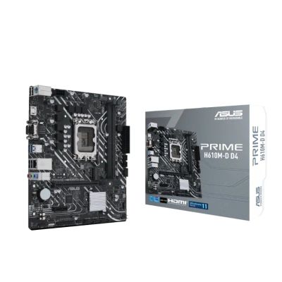 Лот: 20845619. Фото: 1. Материнская плата Asus Prime H610M-D... Материнские платы