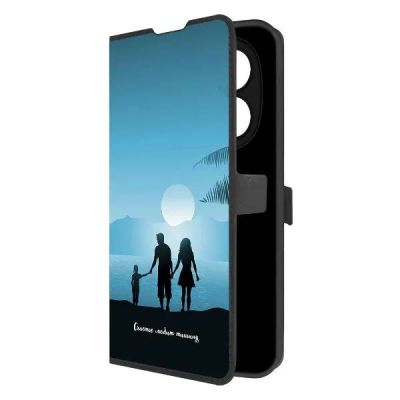 Лот: 25086778. Фото: 1. Чехол Krutoff Eco Book "Счастье... Чехлы, бамперы