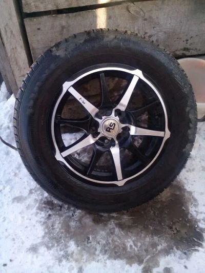 Лот: 5132975. Фото: 1. новое литье r15 5_114 с резиной. Шины на дисках