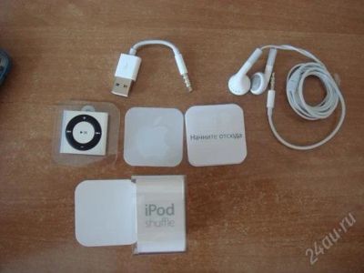 Лот: 2669767. Фото: 1. оригинальный apple ipod shuffle... Плееры