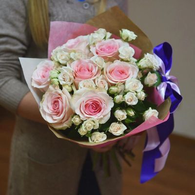Лот: 7262488. Фото: 1. Сборный букет. Цветы на Щорса... Свежие цветы