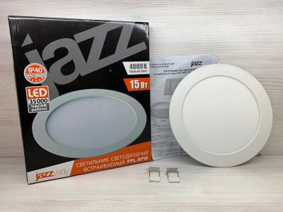 Лот: 16300434. Фото: 1. Светильник Jazzway LED PPL-RPW... Люстры, потолочные и подвесные светильники