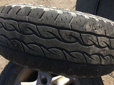 Лот: 14544663. Фото: 1. Диски Toyota r16 с резиной 235... Шины на дисках