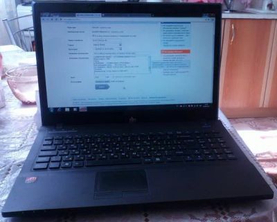 Лот: 3380587. Фото: 1. Двухядерный 15,6" LED DNS Athlon... Ноутбуки