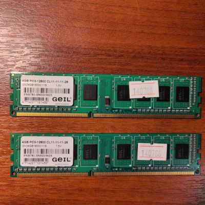 Лот: 25258744. Фото: 1. Оперативная память Geil DDR3 4Gb... Оперативная память
