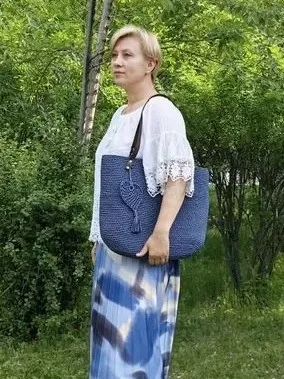 Лот: 25521119. Фото: 1. Сумка новая вязаная ручной работы. Готовые изделия