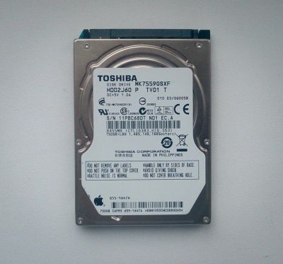 Лот: 4131296. Фото: 1. Жесткий диск HDD 2.5'' Toshiba... Жёсткие диски (HDD)