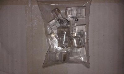 Лот: 9850532. Фото: 1. Коннектор RJ45 (10шт). Другое (сетевые устройства)