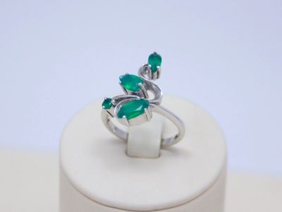Лот: 14730467. Фото: 1. СЕРЕБРЯНОЕ КОЛЬЦО С АГАТОМ 3,96... Кольца, перстни