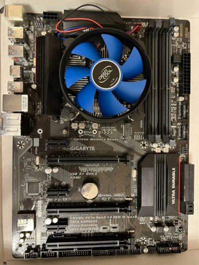 Лот: 18947923. Фото: 1. продам gigabyte z270xp-sli + Intel... Материнские платы