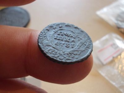 Лот: 14572700. Фото: 1. Элитная нечастая полушка 1731... Россия до 1917 года