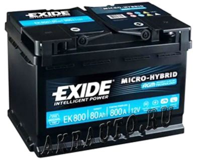 Лот: 3217030. Фото: 1. Аккумулятор Exide Micro-Hybrid... Аккумуляторы