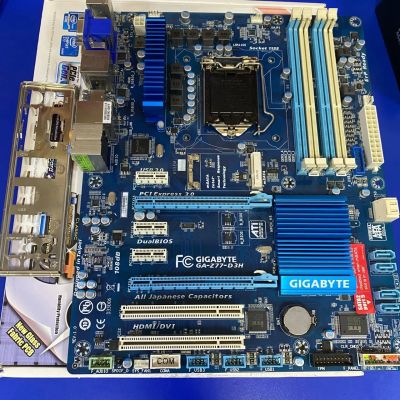Лот: 16995213. Фото: 1. Материнская плата Gigabyte GA-Z77-D3H... Материнские платы