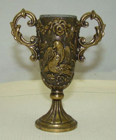 Лот: 11679291. Фото: 1. Вазочка кубок Птицы (Q611). Предметы интерьера и быта