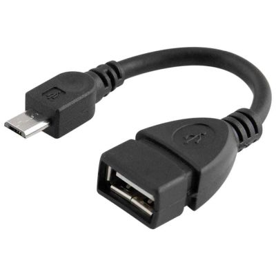 Лот: 18407251. Фото: 1. Кабель OTG (USB Host - Micro USB... Дата-кабели, переходники
