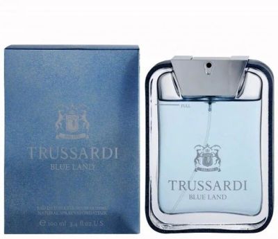 Лот: 11144145. Фото: 1. Trussardi men Blue Land Туалетная... Мужская парфюмерия