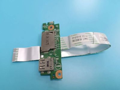 Лот: 24003349. Фото: 1. Б/У плата с разъемами USB, картридер... Платы расширения, контроллеры, доп. порты