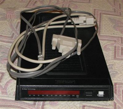 Лот: 858431. Фото: 1. Модем Dial up 3com, с рубля. Проводные модемы