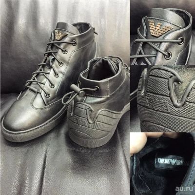 Лот: 8536853. Фото: 1. Зимние ботинки Armani. Ботинки, полуботинки