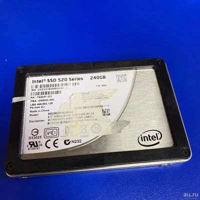 Лот: 17269326. Фото: 1. SSD 2.5 240GB intel 520 series... SSD-накопители