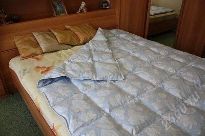 Лот: 535125. Фото: 1. Одеяло пуховое. Из сибирского... Одеяла, подушки