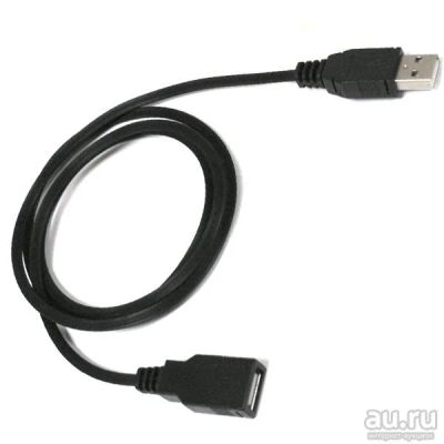 Лот: 13044321. Фото: 1. Кабель USB-удлинитель (1.5м). Шлейфы, кабели, переходники