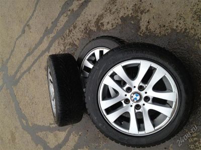 Лот: 2766378. Фото: 1. Bmw 156 стиль +резина hakkapeliitta... Шины на дисках