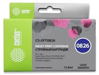 Лот: 24949864. Фото: 1. Картридж_струйный Cactus CS-EPT0826... Картриджи, расходные материалы