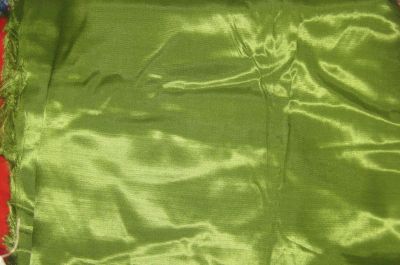 Лот: 19525967. Фото: 1. Новый отрез ссср -- саржа зеленого... Ткани, нитки, пряжа