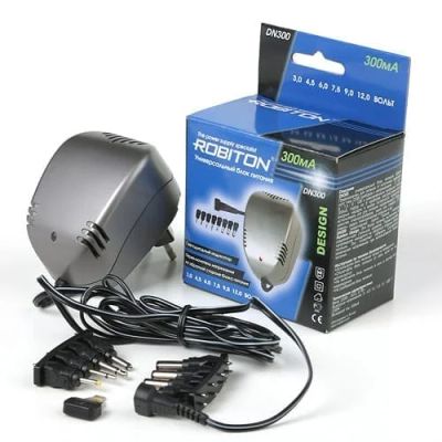 Лот: 21516026. Фото: 1. БПС унив. 0,3А/1.5-12v Robiton... Зарядные устройства, блоки питания для бытовой техники