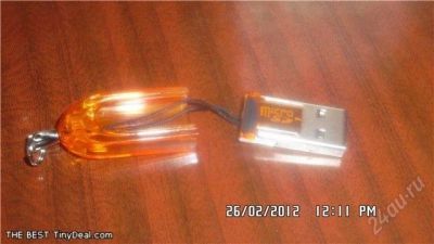 Лот: 1607066. Фото: 1. Кард-ридер для Micro SD. Карты памяти