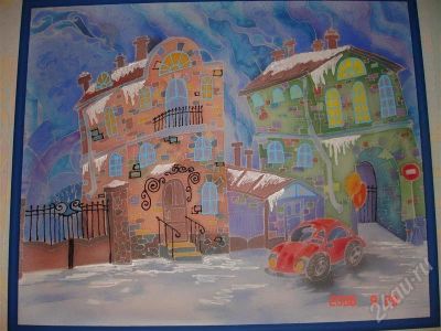 Лот: 599501. Фото: 1. Авторская работа/Батик/Жук. Произведения