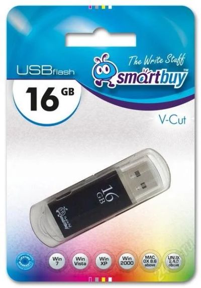 Лот: 1787332. Фото: 1. Usb Flash (Флешка) 16Gb SmartBuy... USB-флеш карты