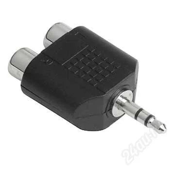 Лот: 1130936. Фото: 1. переходник Jack 3.5 - 2 x RCA... Шлейфы, кабели, переходники