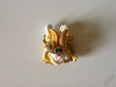 Лот: 5866743. Фото: 1. Магнит на холодильник 3D Заяц. Магниты сувенирные