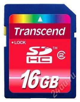 Лот: 834118. Фото: 1. Secure Digital 16Gb HC Class2... Карты памяти