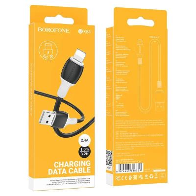 Лот: 22144607. Фото: 1. Кабель BOROFONE Lighting BX-84... Дата-кабели, переходники
