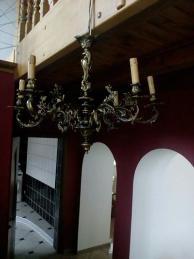 Лот: 19836343. Фото: 1. Испания Прекрасная Старинная люстра... Люстры, потолочные и подвесные светильники