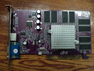 Лот: 4638771. Фото: 1. Видиокарта NVidia GeForsce4 MX-440... Видеокарты