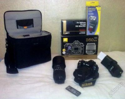 Лот: 1218544. Фото: 1. nikon d50 full-комплект идеальное... Цифровые зеркальные