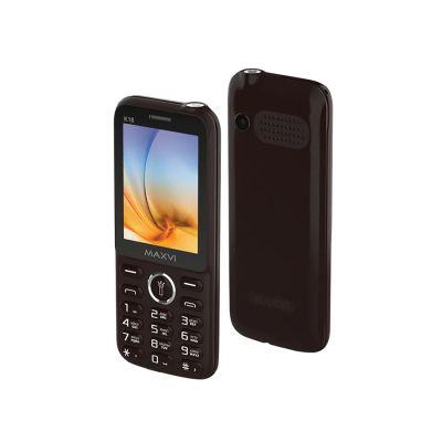 Лот: 25021370. Фото: 1. Сотовый Maxvi K18 Brown 2sim/2... Кнопочные мобильные телефоны