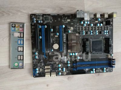 Лот: 24680429. Фото: 1. Материнская плата AM3+ MSI 970A-G43. Материнские платы