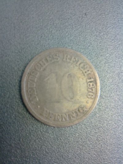 Лот: 7973986. Фото: 1. 10 пфенниг 1876 Германия. Германия и Австрия